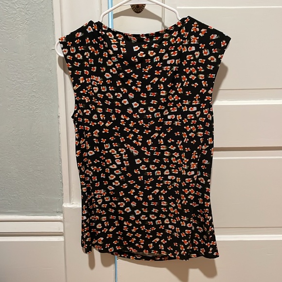 MM La Fluer flowered sleeveless top, size small - Picture 2 of 3